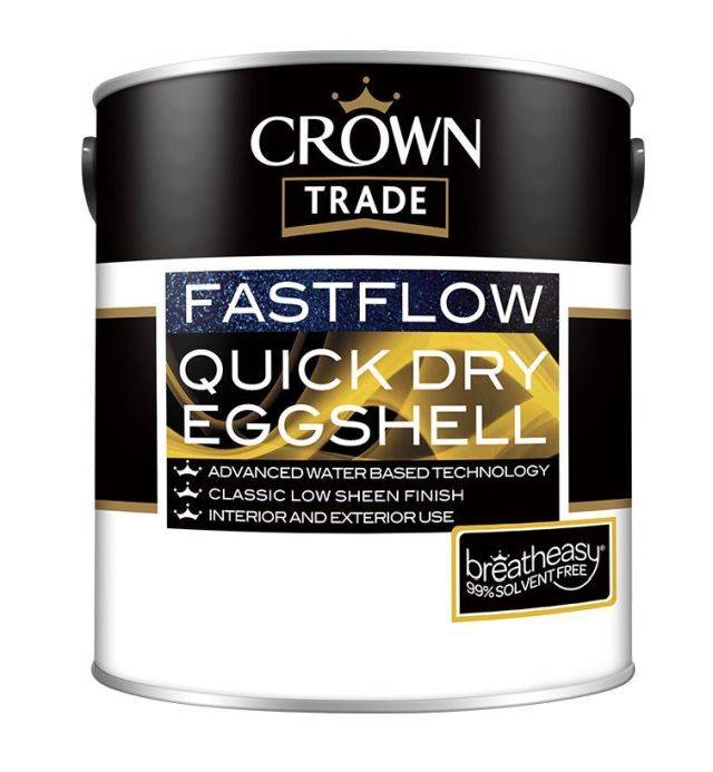 Crown Trade Fastflow Quick Dry Eggshell