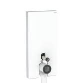 Geberit Monolith sanitary module for floor-standing WC, 101 cm, front cladding made of glass
