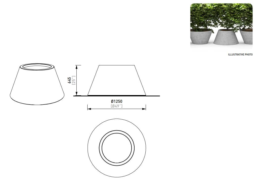 Conics Planter - Outdoor Planters