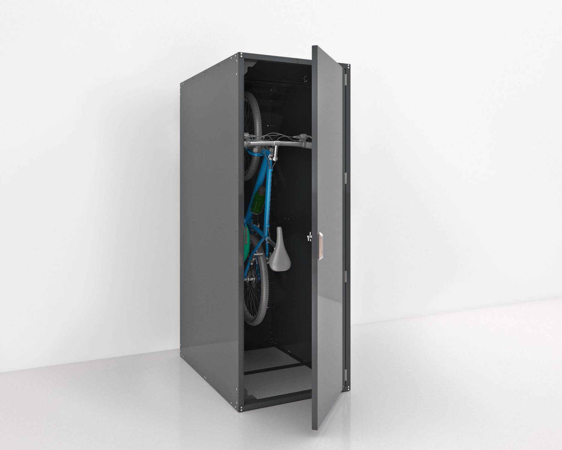 Cycla Bike Locker Vertical – Single-Sided