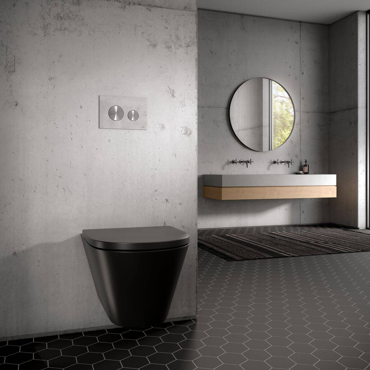 TECEloop (Modular) WC Control Flush Plate