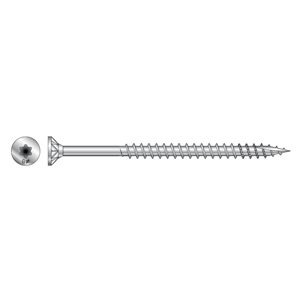 TTUFS: Countersunk Wood Screw - Electro Galvanised - Panel and Plywood Screw