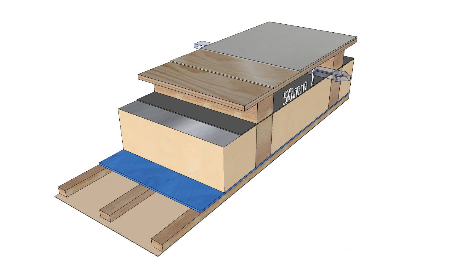 185 GRP System - Fibreglass Membrane Roofing System