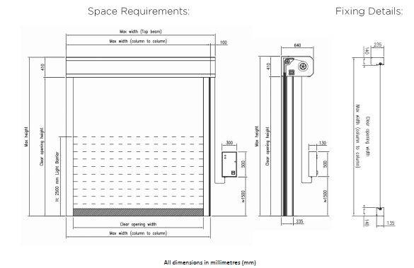 Rapidor Imperial - Well-sealed and Fastest Opening Speed Door