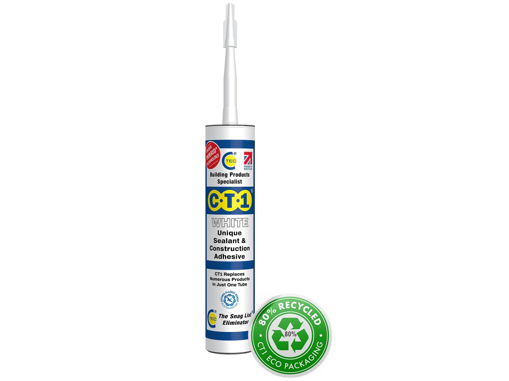 CT1 - Unique Sealant & Construction Adhesive - Tribrid® Polymer Sealant and Adhesive