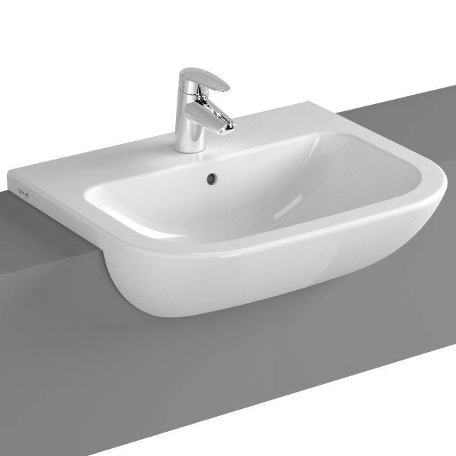 VitrA S20 Semi-recessed Basin, 55 cm, 5524