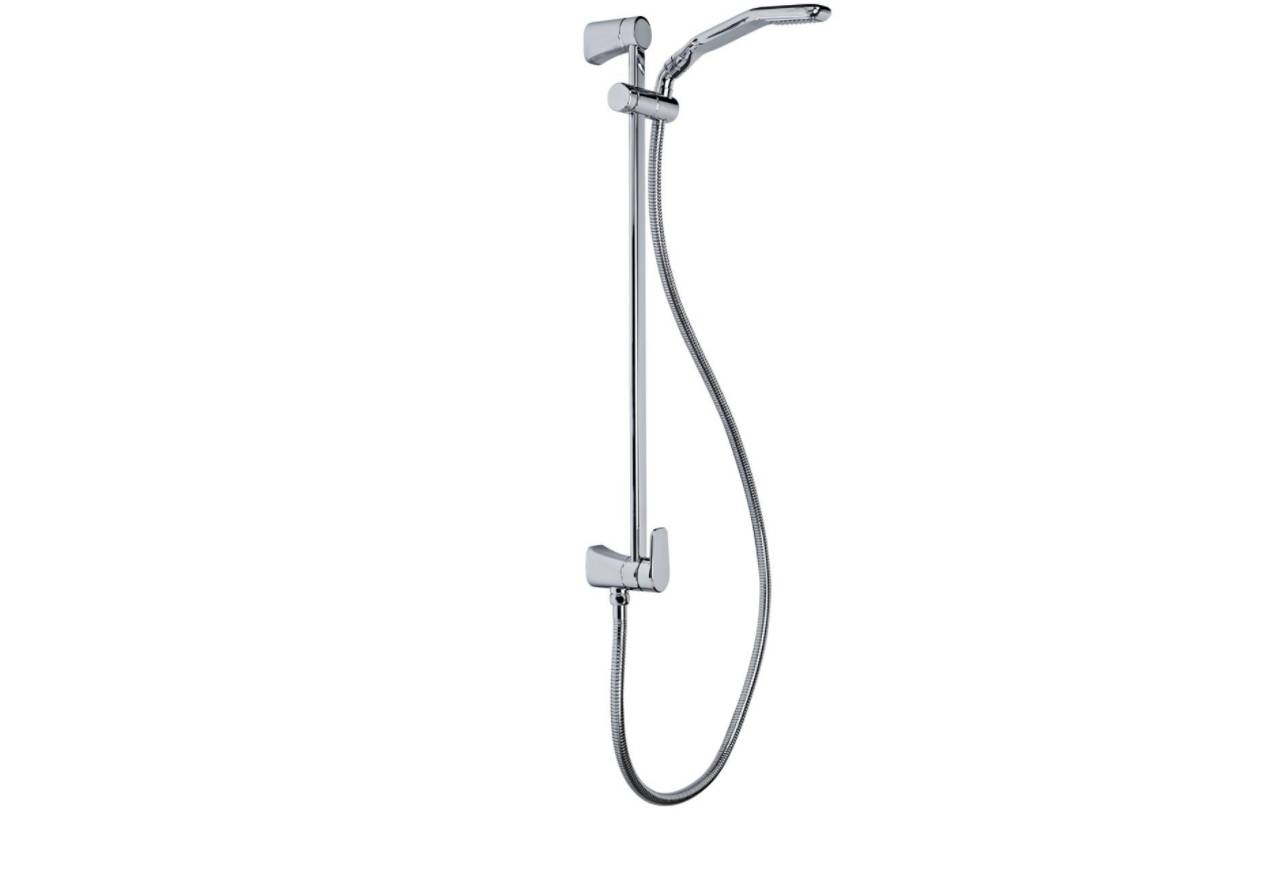 Hoxton Shower Set inc Thermostatic Concealed Valve Fixed Shower Head Slide Rail Kit