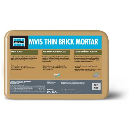 MVIS™ Thin Brick Mortar - Polymer Fortified Adhesive Mortar