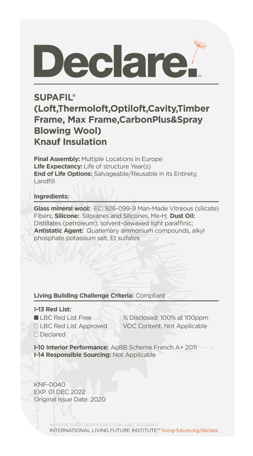Knauf Insulation - Supafil® Party Wall - Party Wall Insulation
