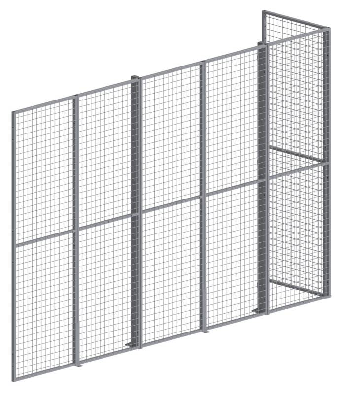 Mesh Warehouse Partitioning - Mesh Panel Partitioning System
