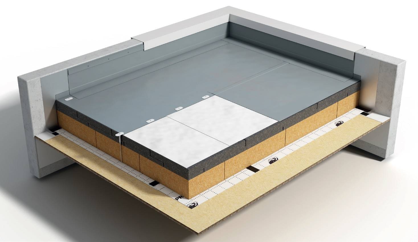 PAVAROOF Flat - Mechanically Fixed Warm Roof System