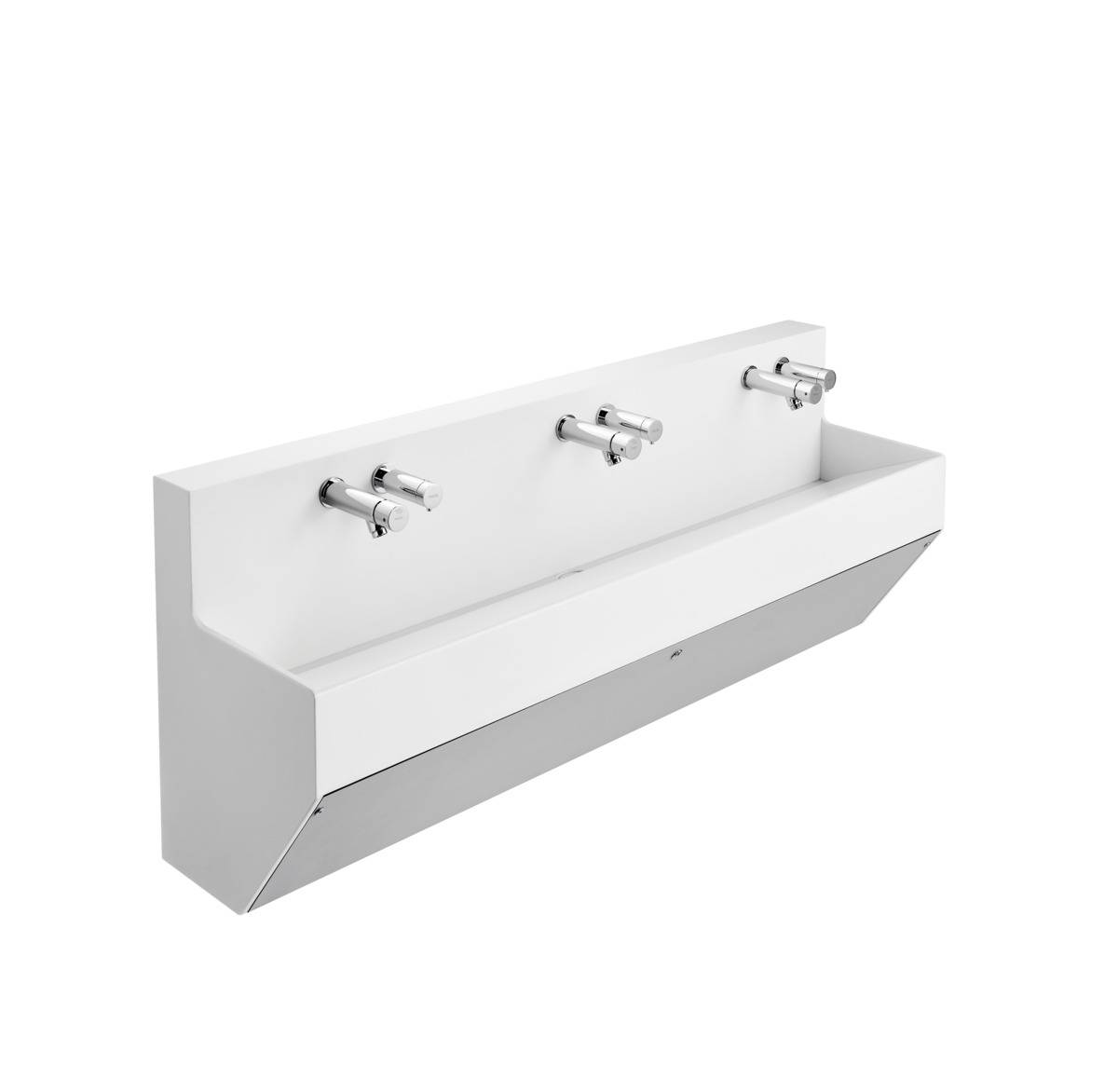 Contour 21 Splash 1500mm Wall Hung Wash Trough - Solid Surface Wash Trough