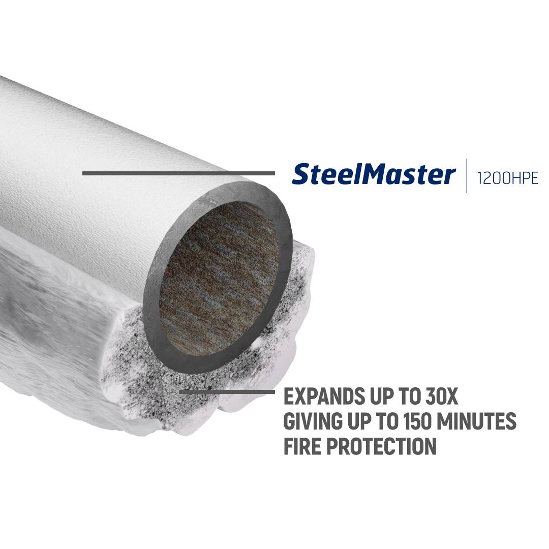 SteelMaster 1200HPE Protective Intumescent Coating