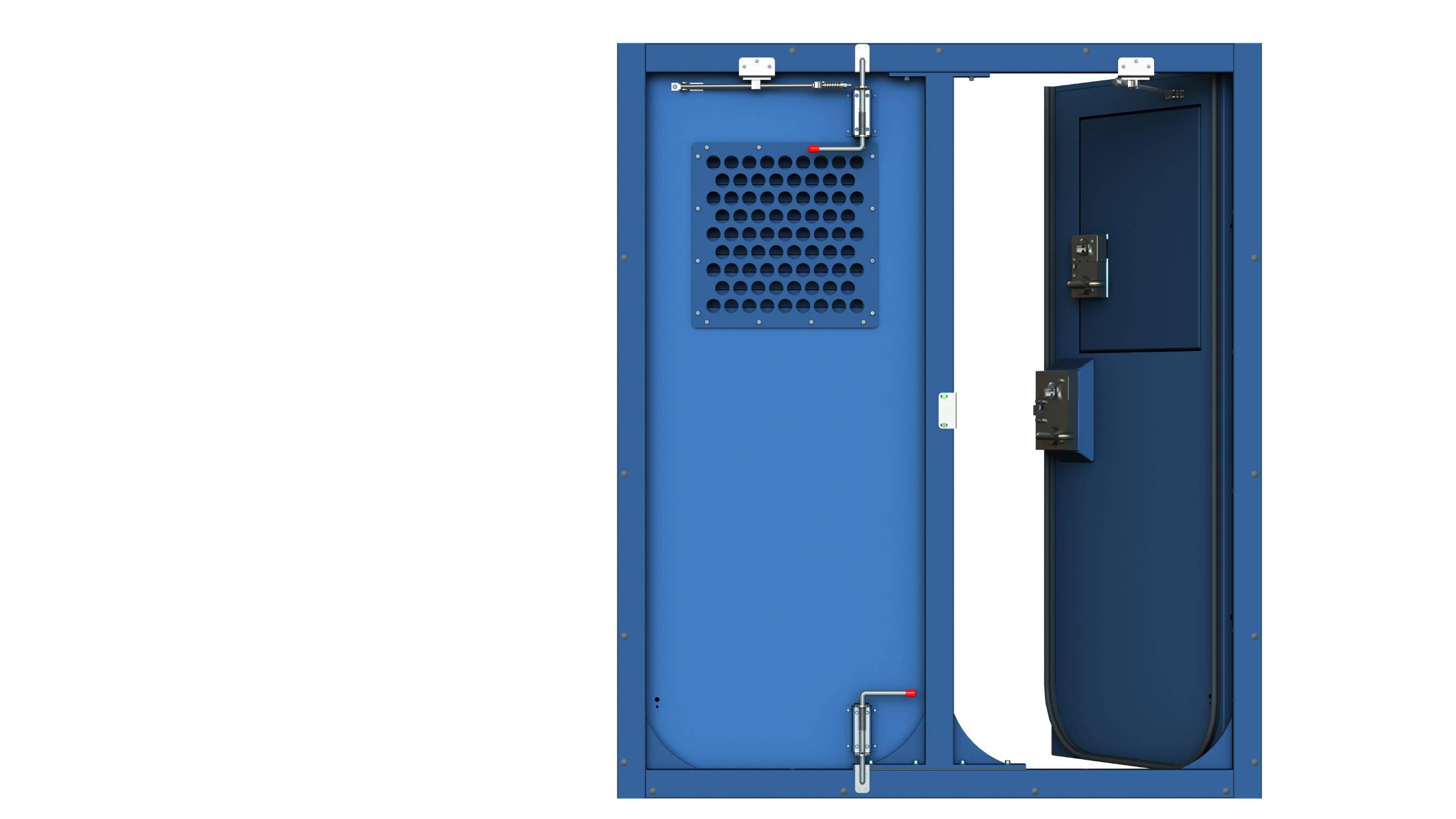 M2M3 Double Leaf Security and Flood Door Set