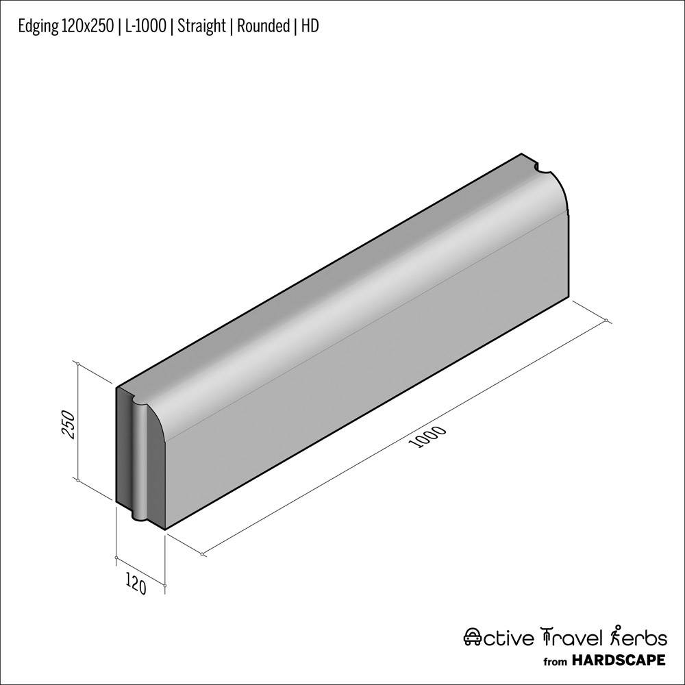 Active Travel Kerb - Edging - Concrete Kerb