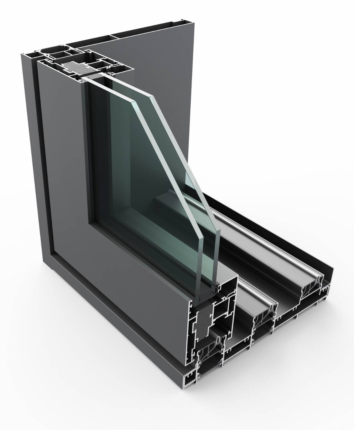 PURe® SLIDE Inline Slide Door System Double Track - XX