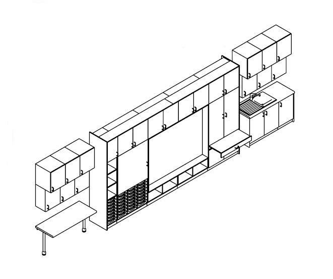 Teaching Wall Configuration TW/13