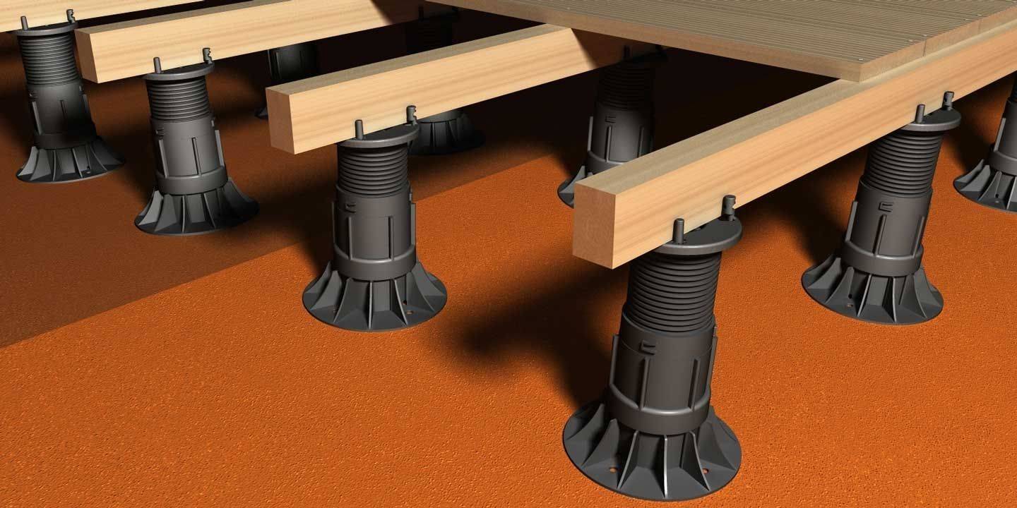 Self Levelling Adjustable Decking Pedestal - RDA