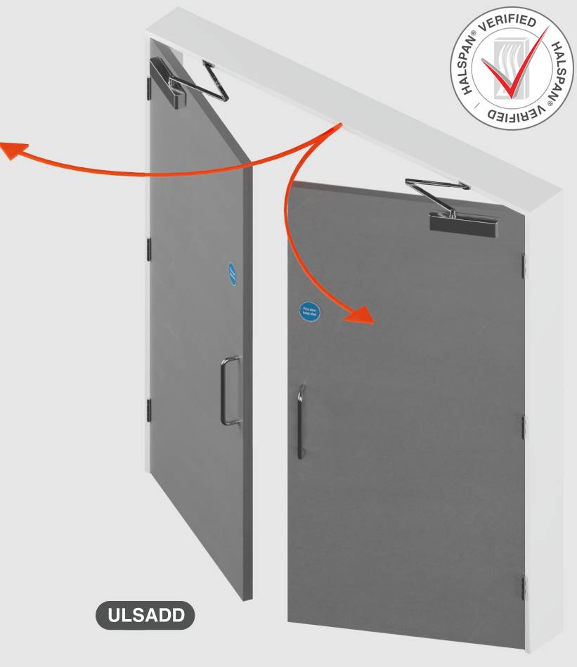 Halspan DS2100-ULSADD | Internal Timber Door System - Un-latched Single Action Double Door