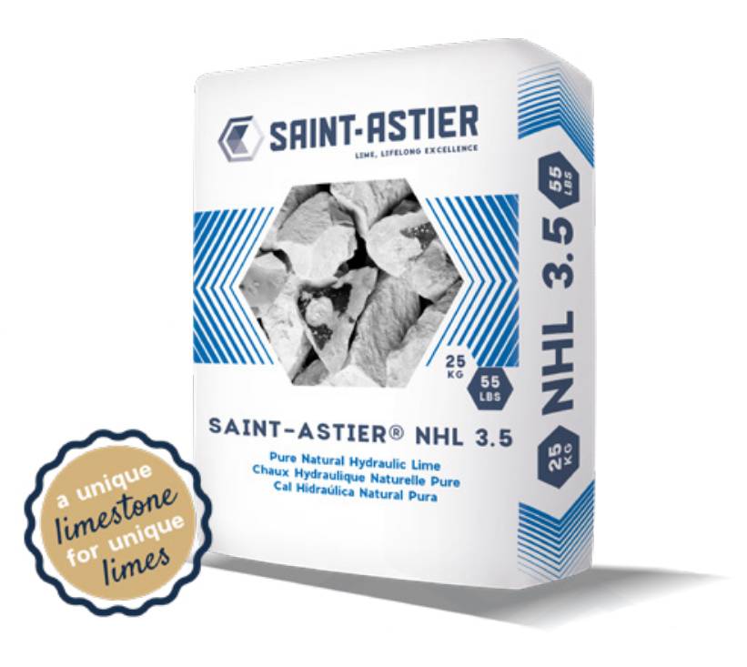 Saint-Astier® NHL 3.5 - Lime binders - Cement-Free Natural Hydraulic Lime