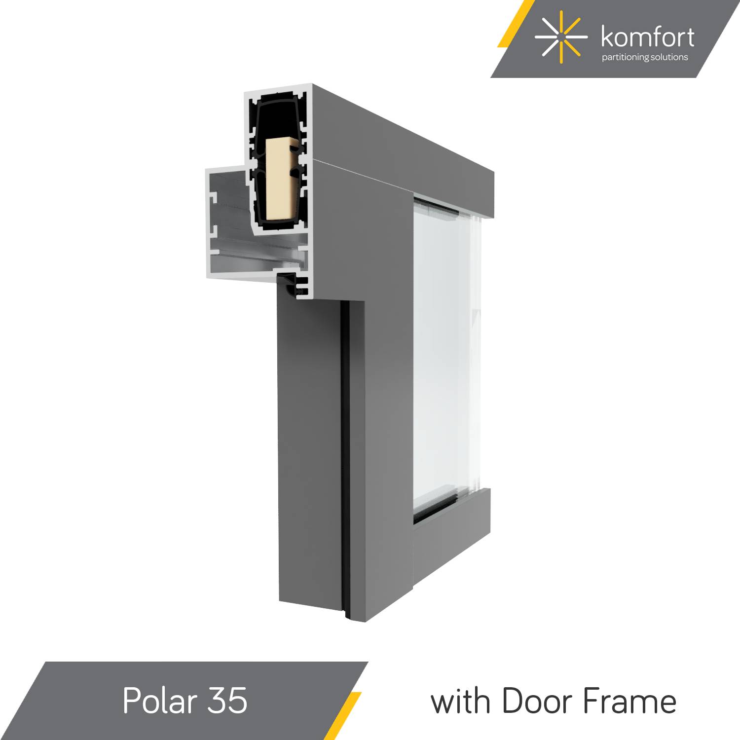 Komfort | Polar 35 | Single Glazed Partitioning