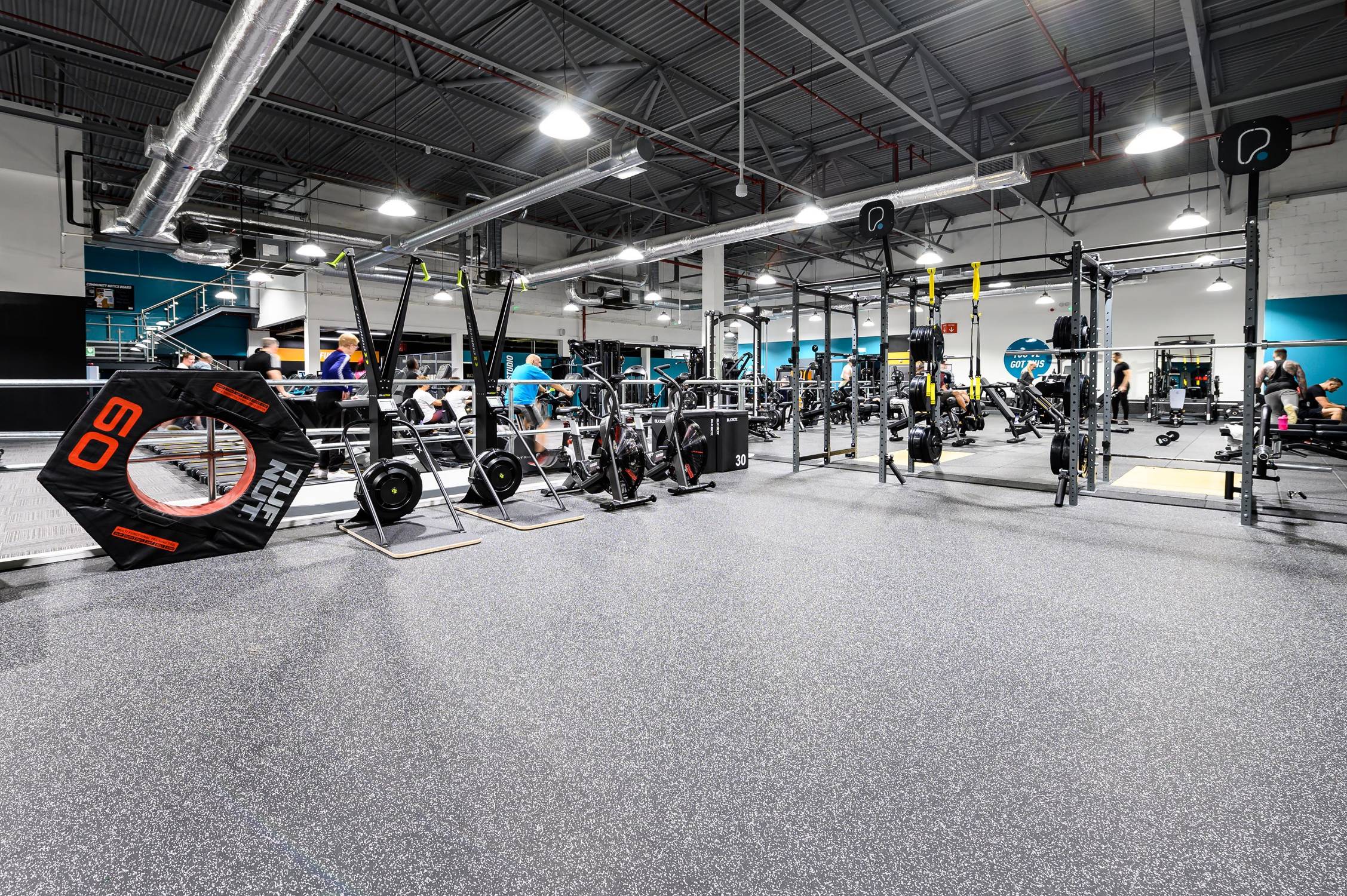 SPORTEC® Color - Sheet Rubber Flooring - Rubber Gym Flooring | Total ...