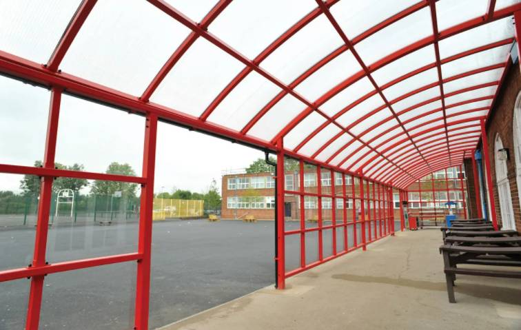 Newcastle Asymmetric Canopy - Canopy and open sided shelter