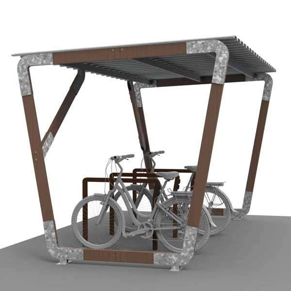 FalcoInfinity Circular Cycle Shelter - Sustainable Cycle Shelter