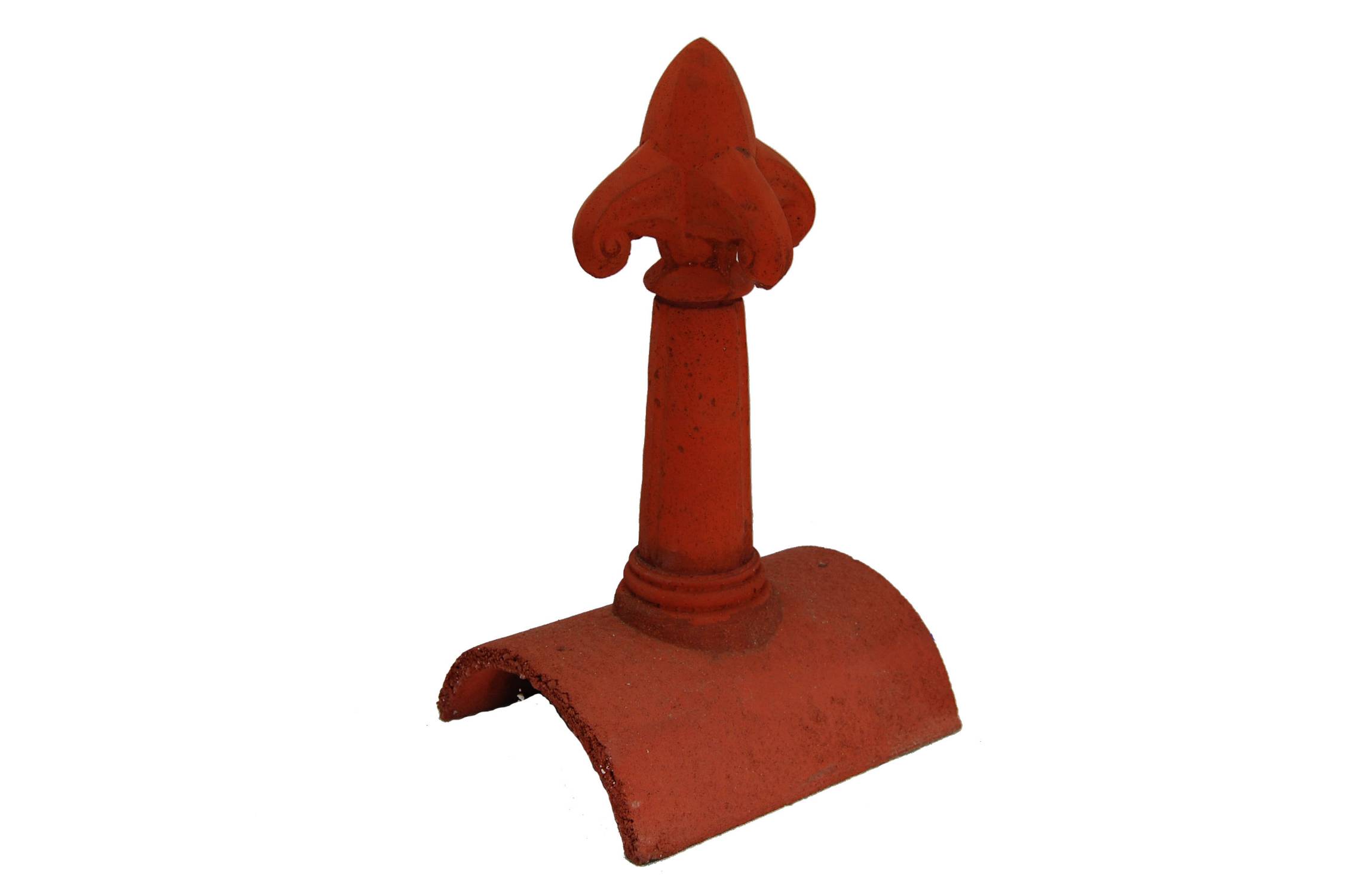 Fleur de Lys Finial half round