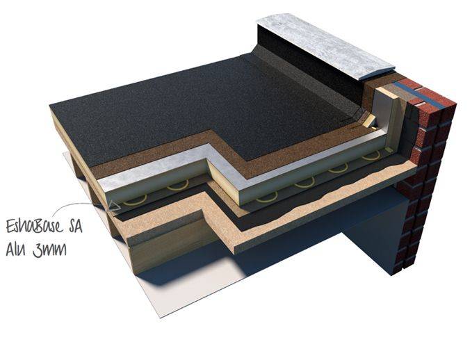 EshaBase SA Alu 3 mm - SBS-modified Vapour Barrier