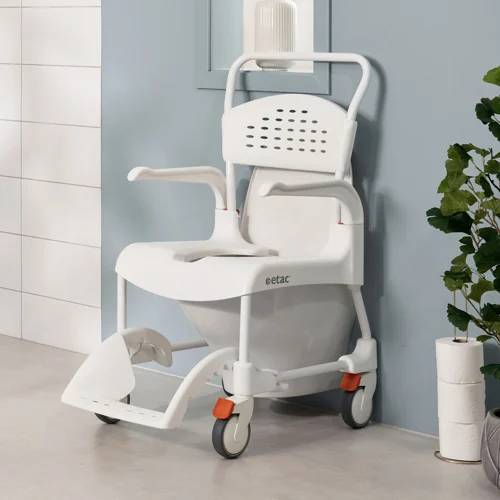 Etac Clean - 49 cm - Mobile Shower Commode Chair