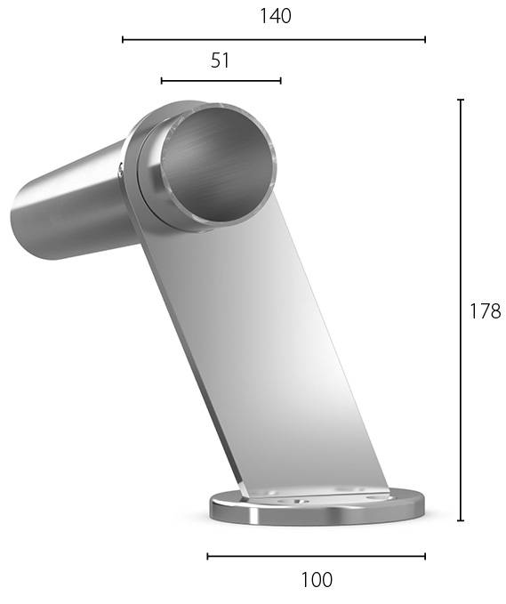 CS Acrovyn® LLRSS Stainless Steel Low Level Rails