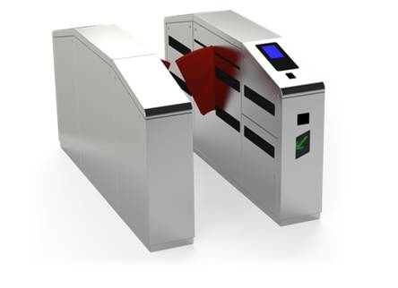 Metro Bi-Parting Gate Ticket Turnstile Gate