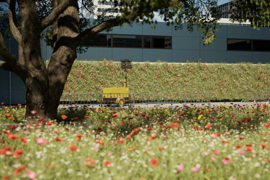 Optima Meadow - Living Wall Rainscreen System - living wall