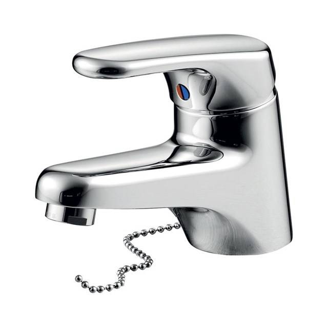 Sandringham SL Single Lever One Hole Basin Mixer With Weighted Chain