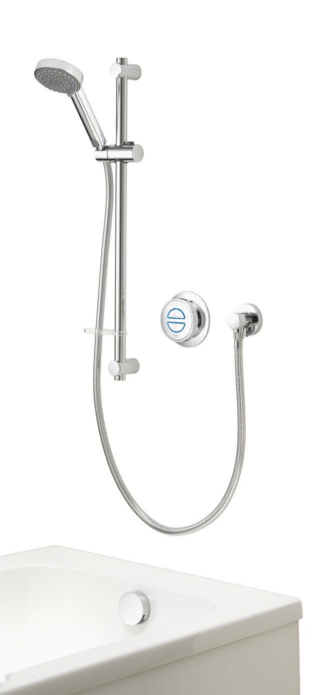 Quartz Classic Smart Divert Concealed Shower with Adjustable Head and Bath Fill