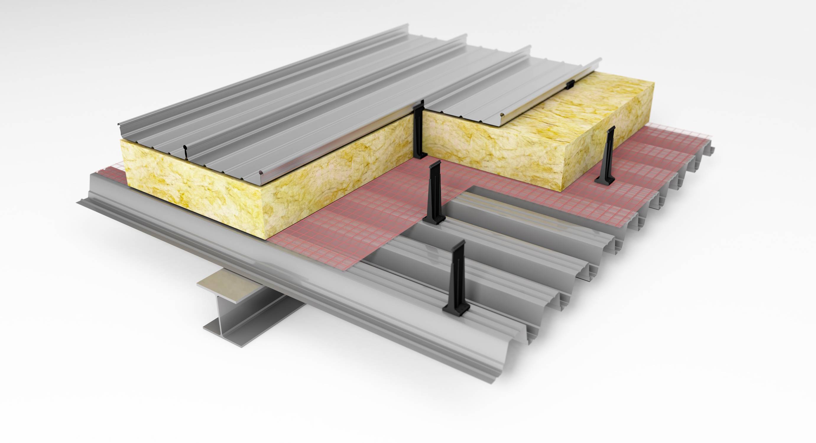 Kalzip Standing Seam - Deck Roof System 0.20 U-Value