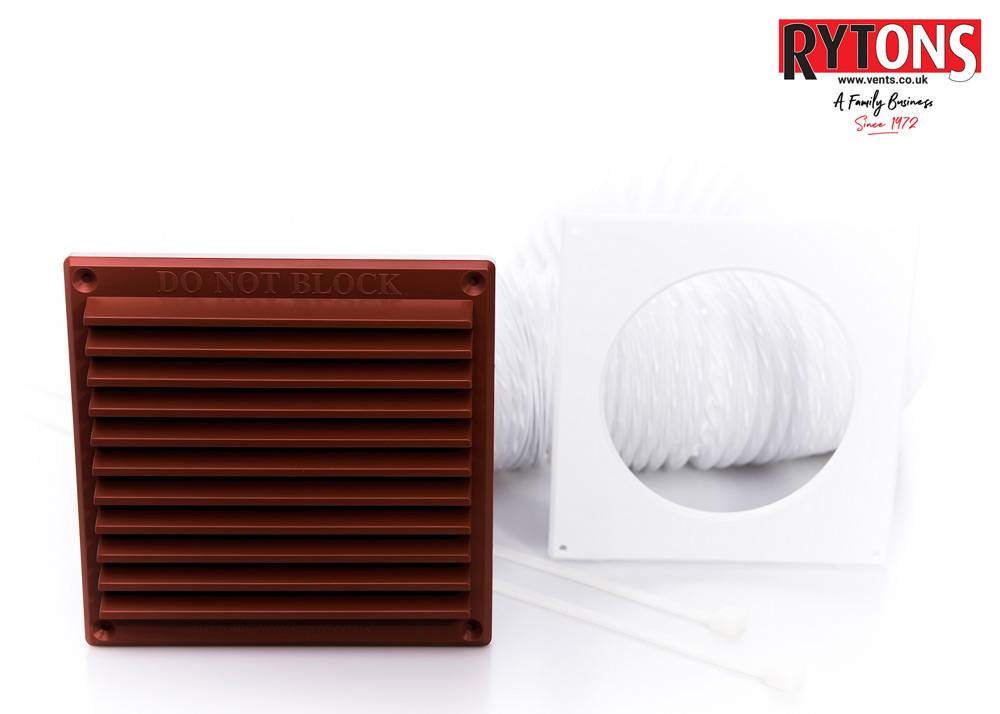 VKIT - Rytons Venting Kit with 6 x 6 Louvre Grille Range
