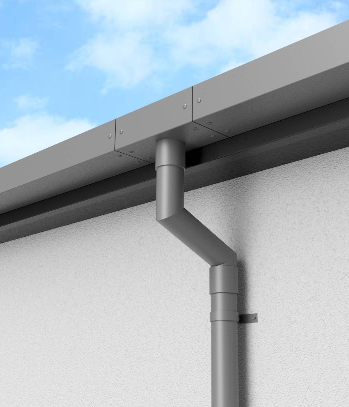 Minimal Rainwater Pipes - Round