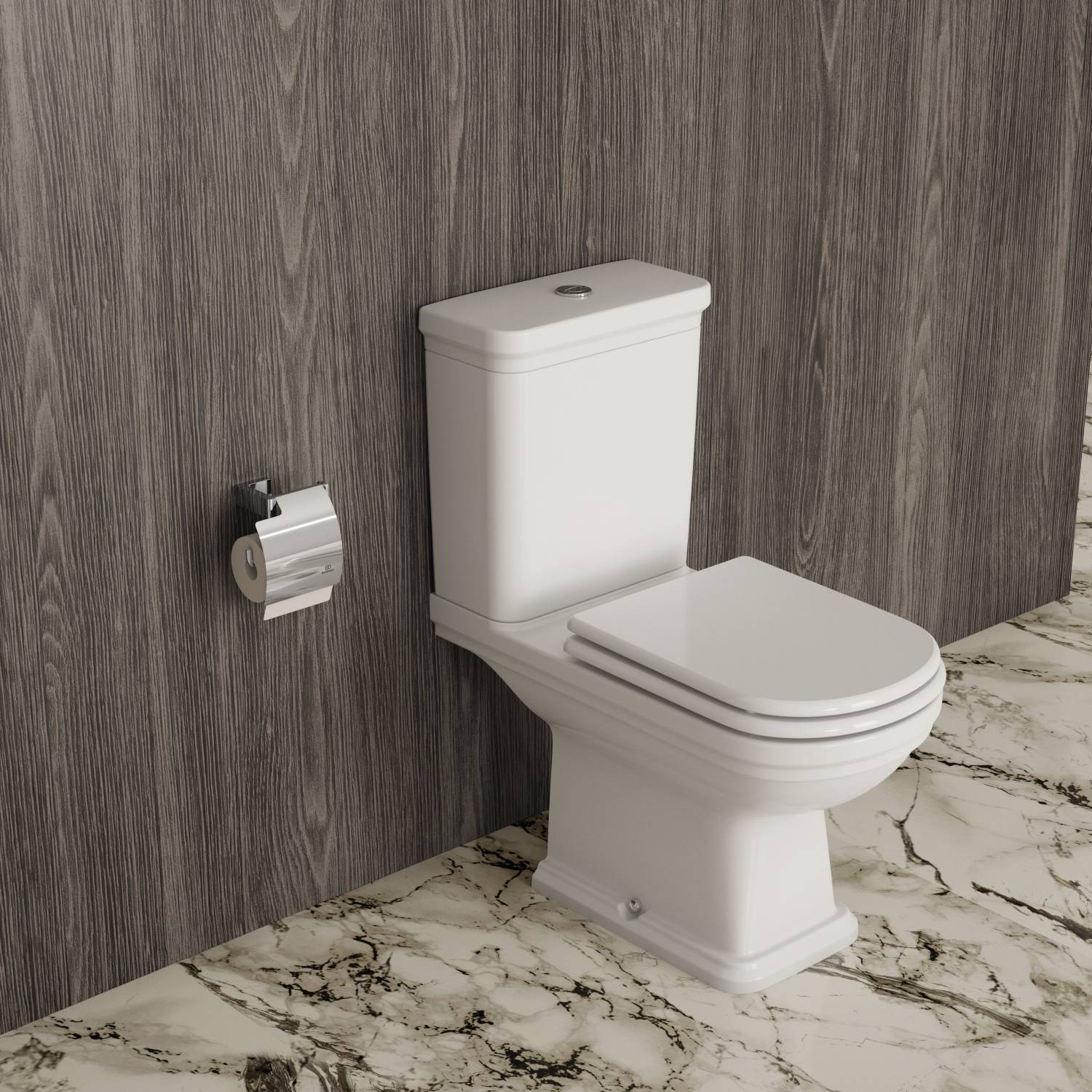 Ideal Standard Calla close coupled toilet bowl with horizontal outlet 