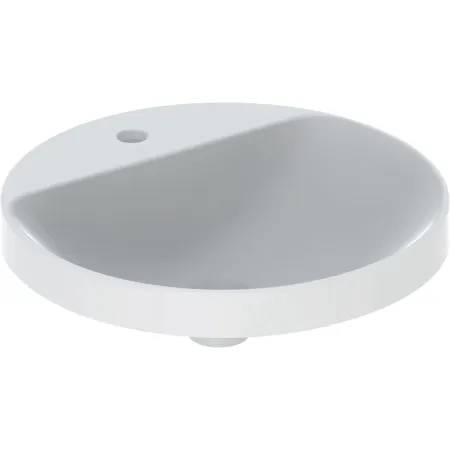 Geberit VariForm countertop washbasin, round, with tap hole bench - Washbasin