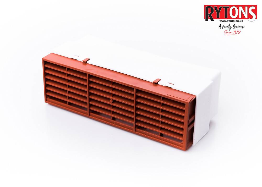 RD5MFAB - Rytons Multifix® Air Brick with Ducting Adaptor 204 x 60 mm