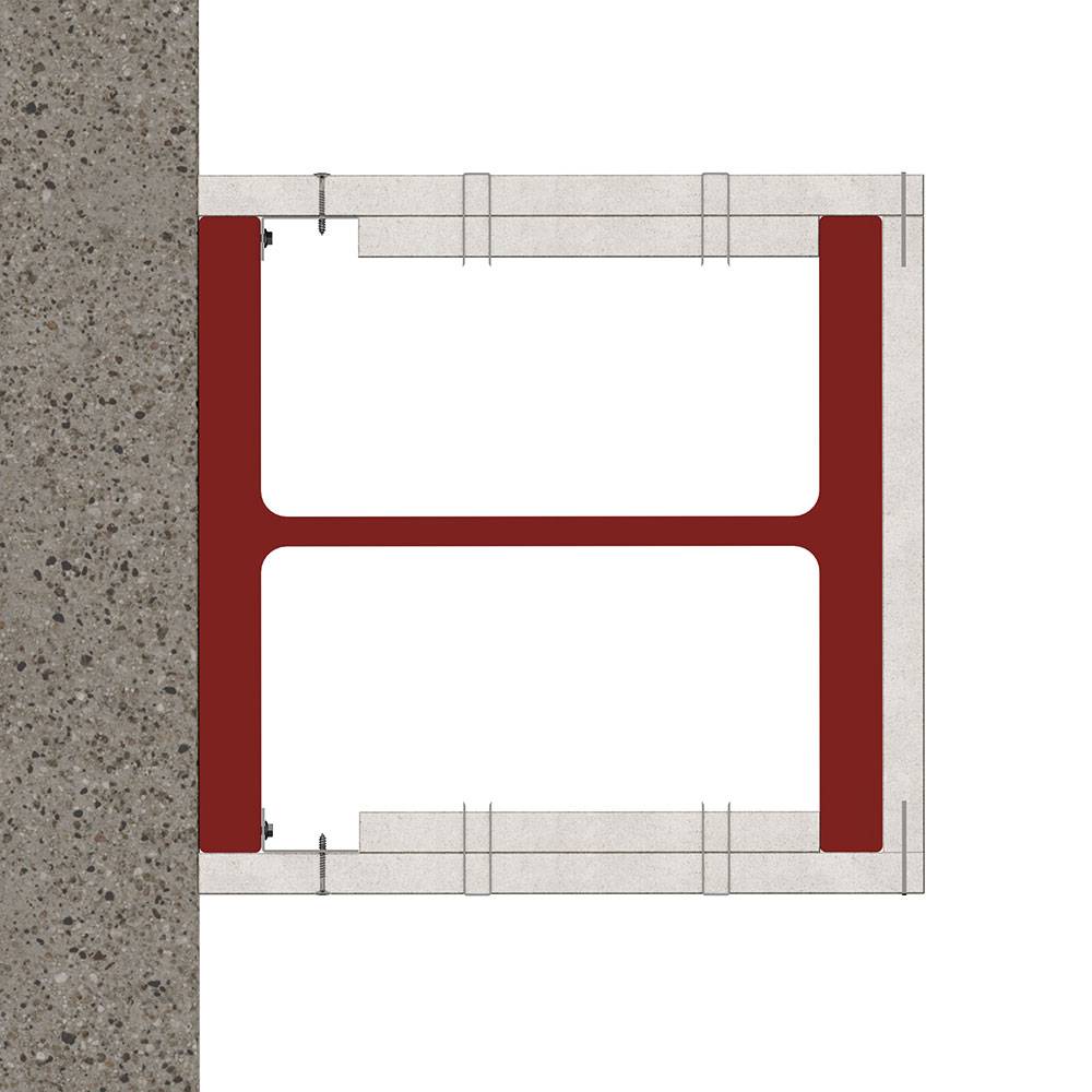 PROMATECT-250® - 3 Sided Column Protection up to 600 mm x 600 mm. Angle fix - ST P250-049S