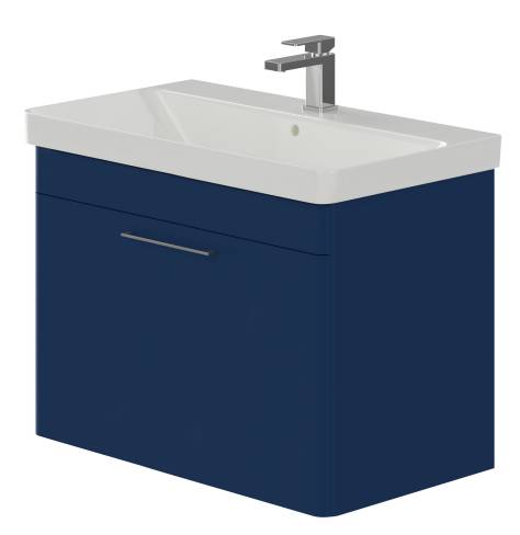 Layla 80 cm 1 Drawer Wall Hung Vanity Basin Unit