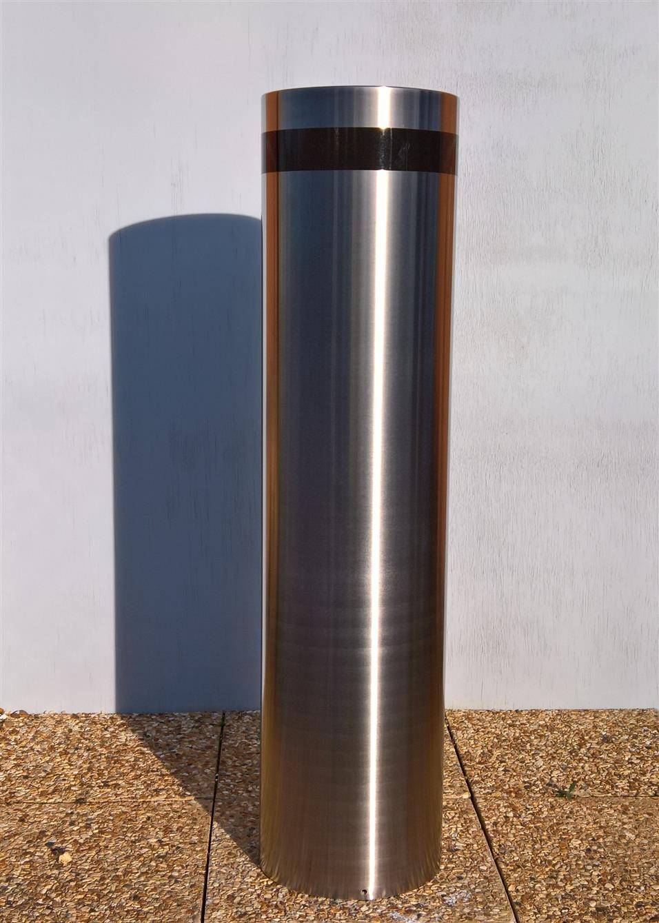 PAS 68 - Diamond Premium Stainless Steel Bollard Sleeve   - Bollards