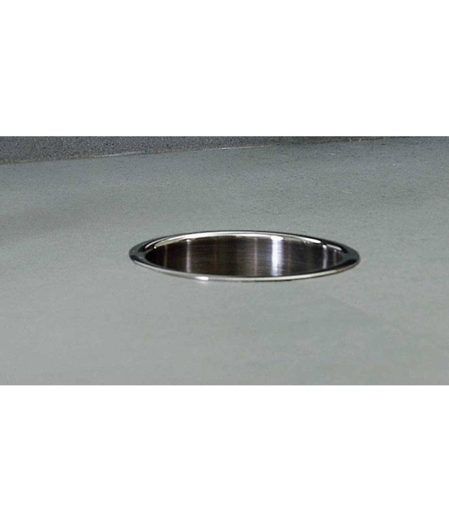 140 mm Countertop-Mounted Circular Waste Chute B-529