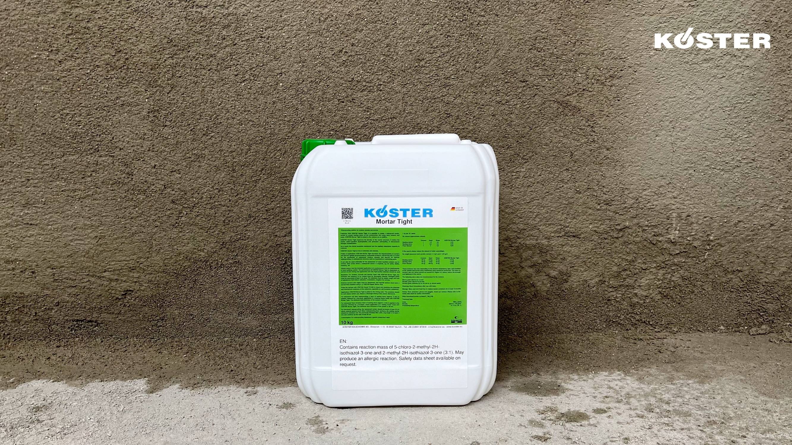 Koster Mortar Tight - Waterproofing Liquid Additive