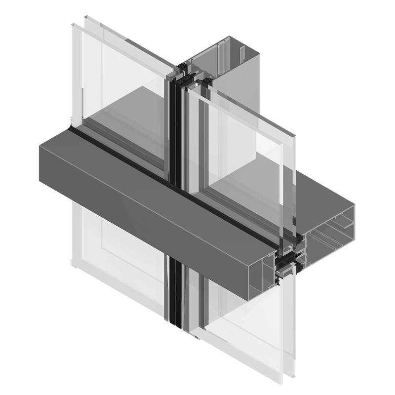 GEODE MX 52 Aluminium Curtain Walling System