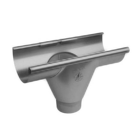 Alumasc Rainwater Infinity Natural Zinc Half Round Gutters