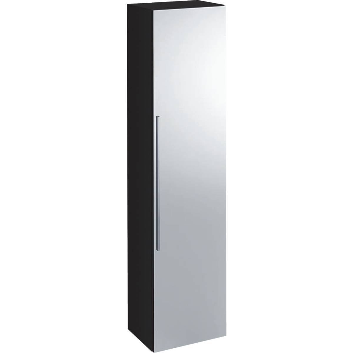iCon tall cabinet with one door and external mirror